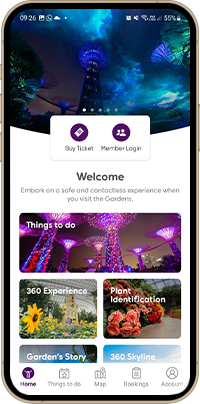 Download the Gardens by the Bay Mobile App to enhance your Garden experience!