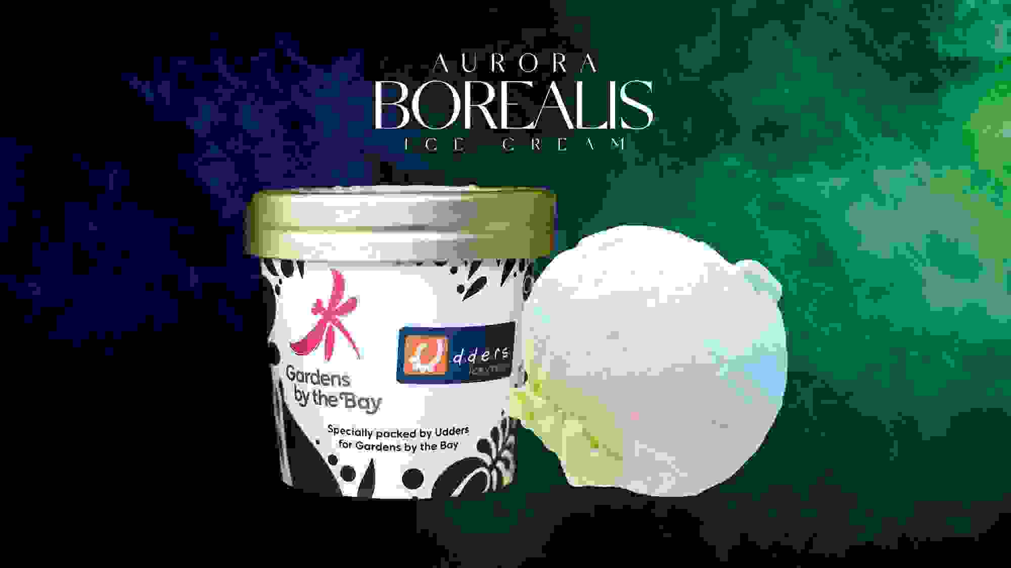 Aurora Borealis Ice-cream by Udders