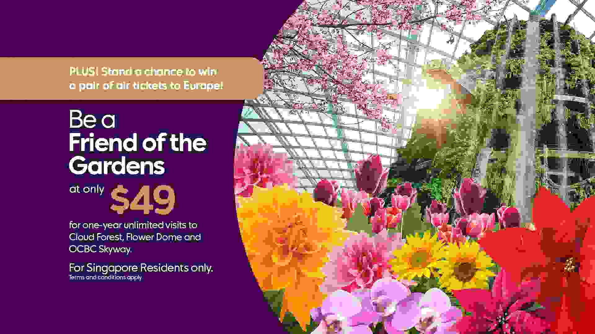 Friends of the Gardens Membership Promotion