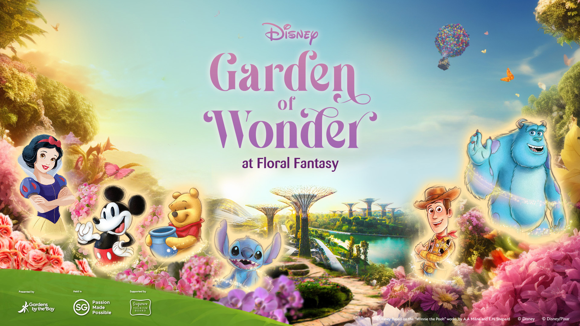 Disney Garden of Wonder at Floral Fantasy