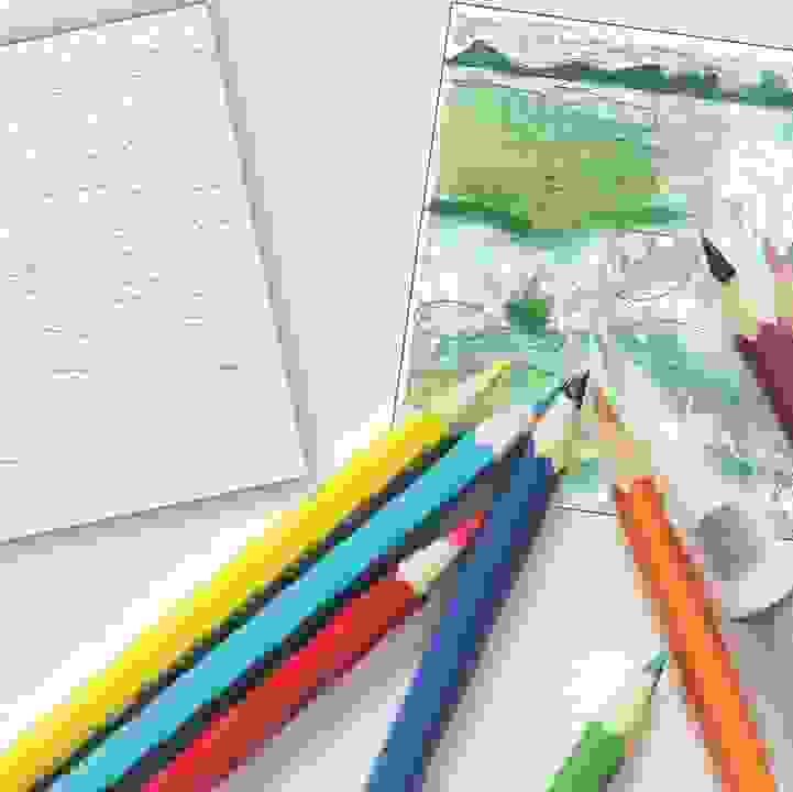 Get Crafty! &ndash; Postcard Colouring by Chankerk Fine Arts